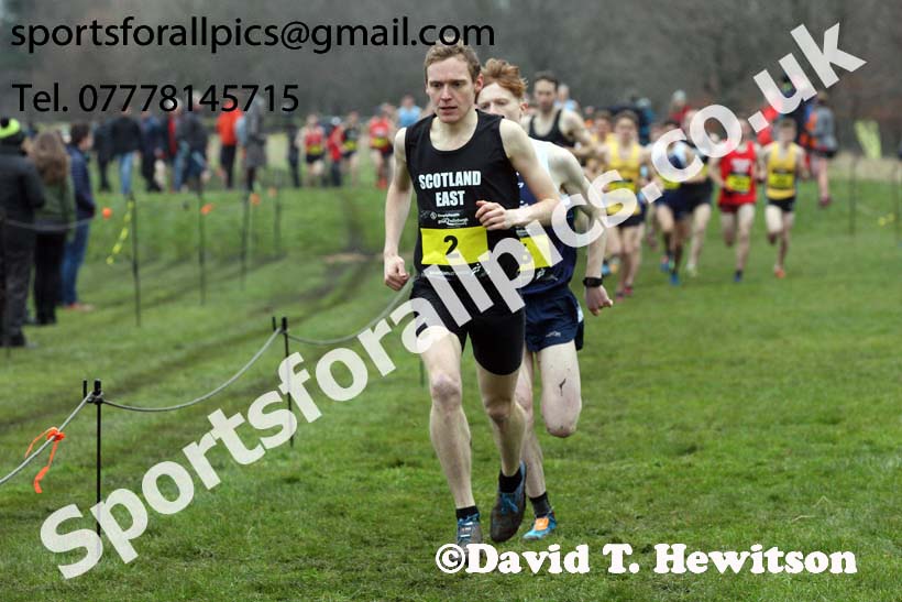 Inter District senior men and juniors, 2018 Simplyhealth Great Edinburgh International XCountry. Photo: David T. Hewitson/Sports for All Pics